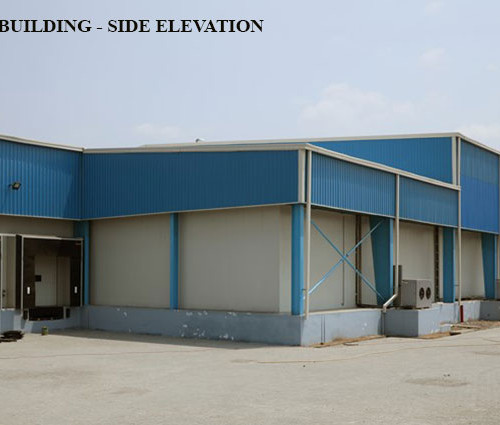 Cold-storage-building-side-elevation