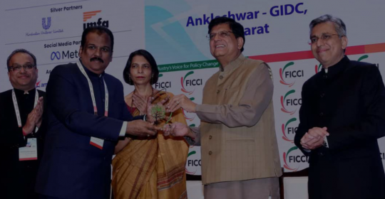 KINFRA MD receives FICCI Swachh Industry Park Awards