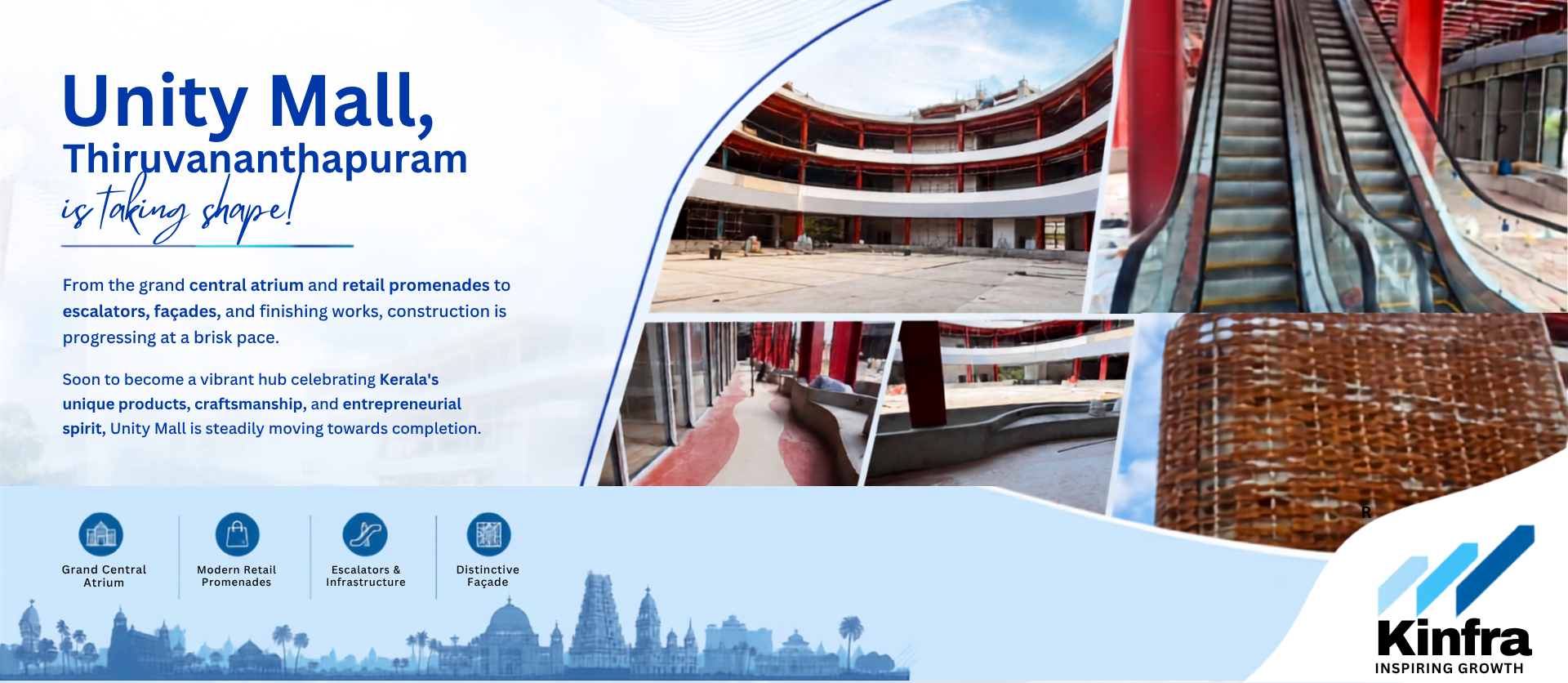 Unity Mall, Thiruvananthapuram is taking shape!