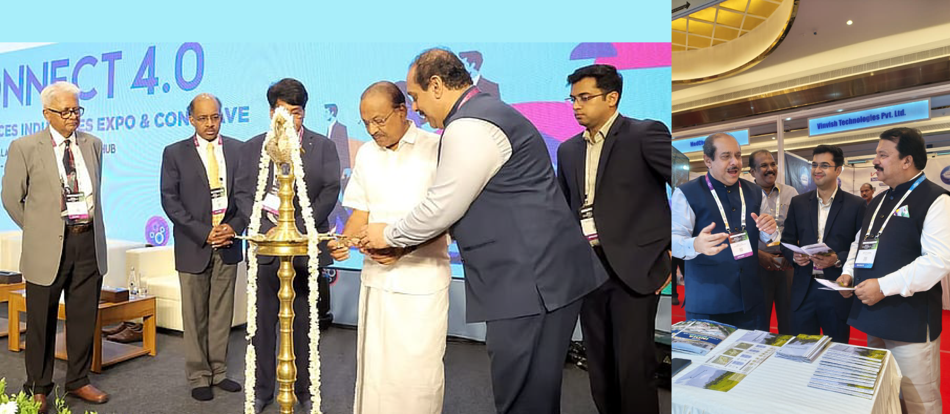 The International Life Sciences Industries Expo and Conclave, Bio Connect 4.0, was inaugurated in Thiruvananthapuram on October 8 by the Hon’ble Minister for Industries and IT, Shri P. K. Kunhalikutty.